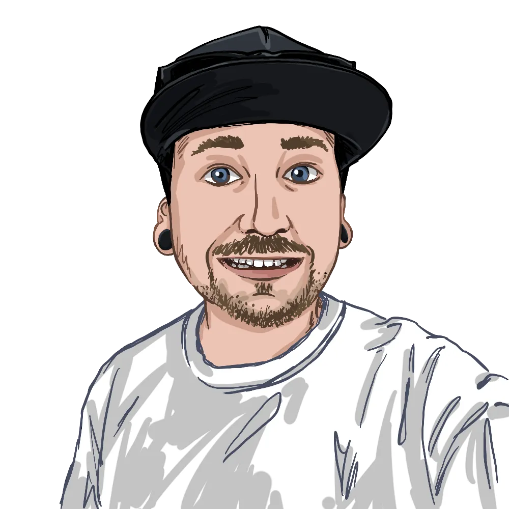 Illustrated portrait of Jesse