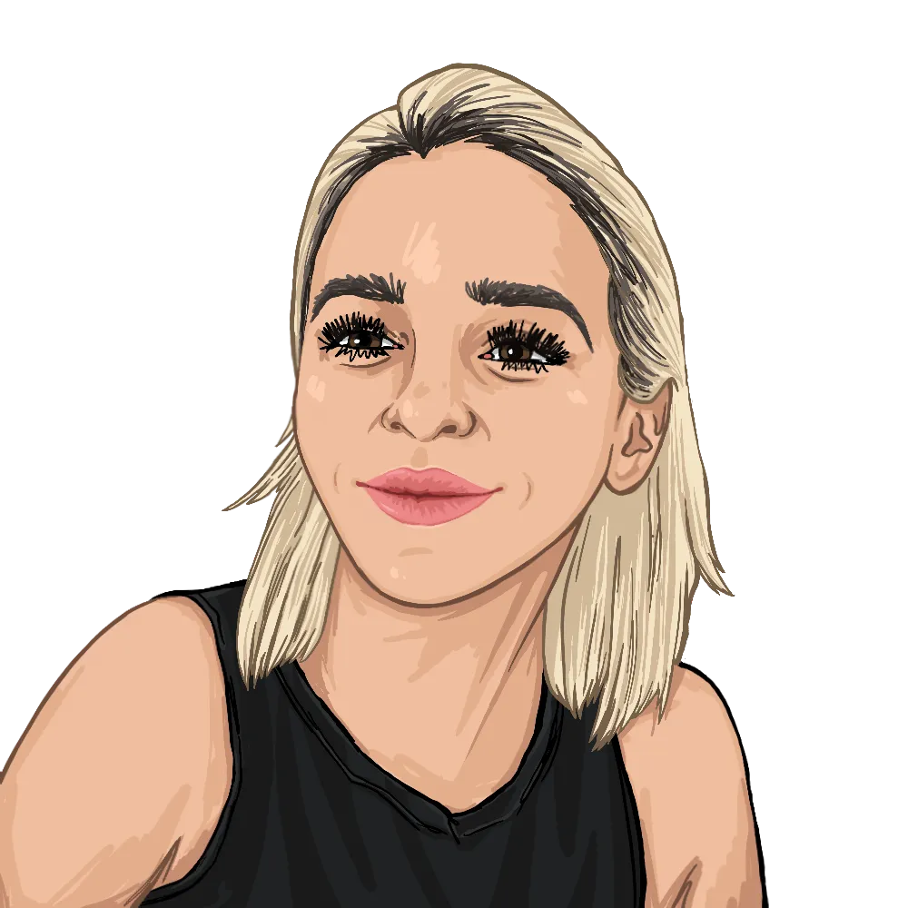 Illustrated portrait of Kari